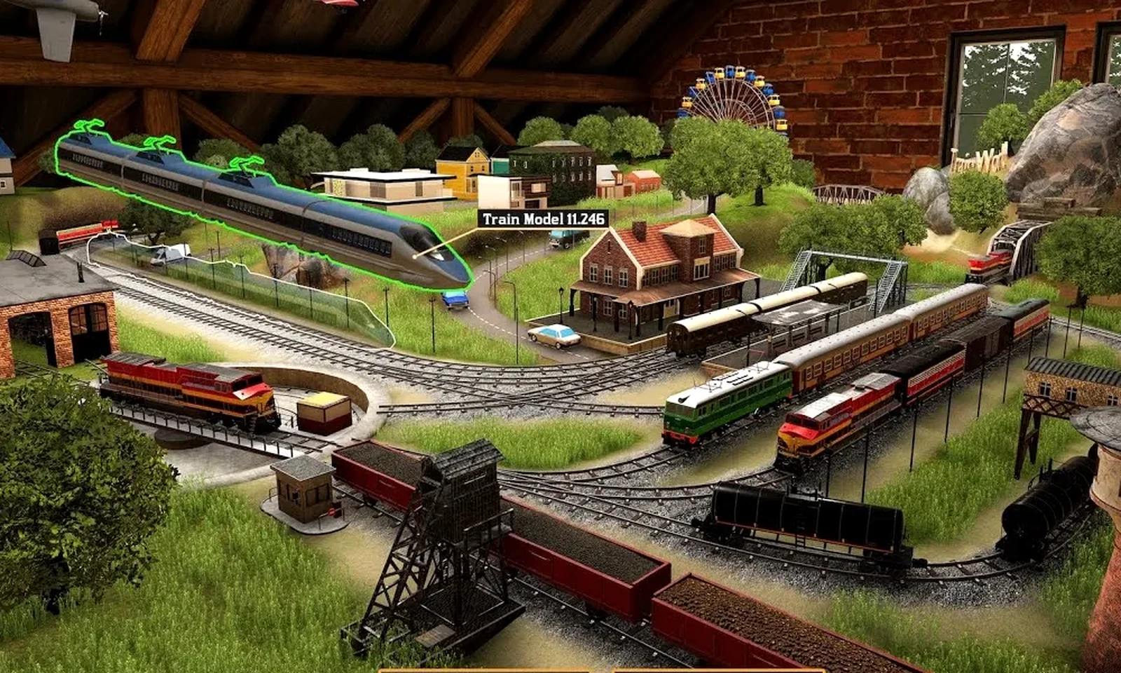 Train Yard Builder environment and game-ready 3D content used as official project context for Trueway 3D production work